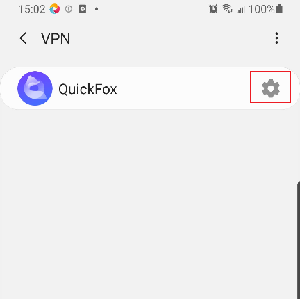 打开“系统设置-连接-更多连接设置-VPN”，点击QuickFox